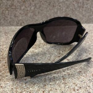 Versace Black Sunglasses *used condition